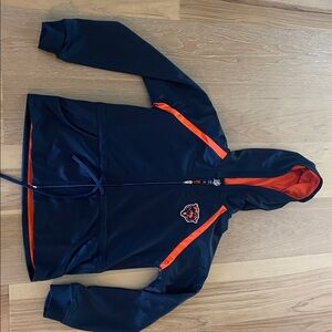 NFL Team Apparel Women's Jacket - Navy and Orange